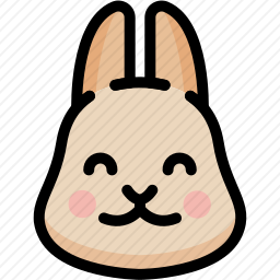 微笑的兔子