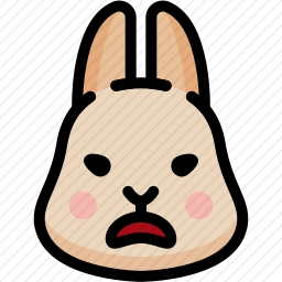 <em>惊讶</em>的兔子
