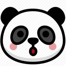 <em>惊讶</em>的熊猫
