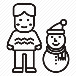 男孩与雪人