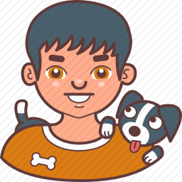 男人与狗狗