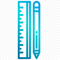尺子和<em>铅笔</em>