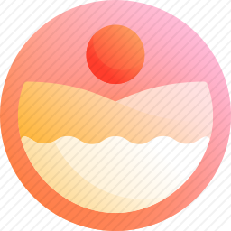 <em>海滩</em>日出