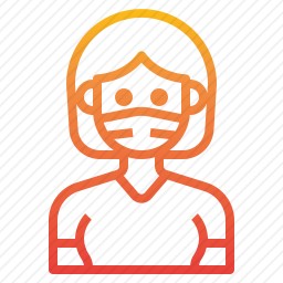 戴口罩的女人