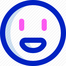 咧着嘴笑