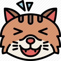 开心的猫咪