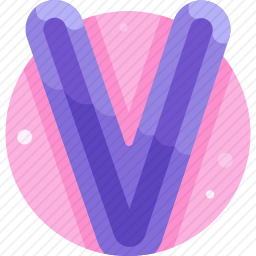 v