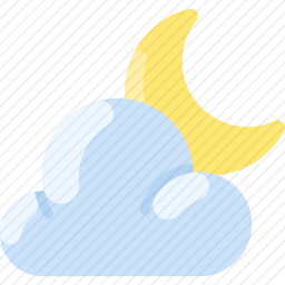 <em>多云</em>的夜晚