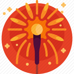 手持<em>烟花</em>