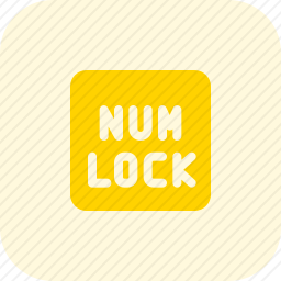 锁住数字键