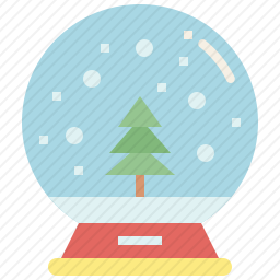 <em>雪花</em>玻璃球
