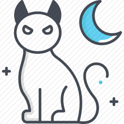 黑色的猫