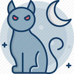 黑色的猫