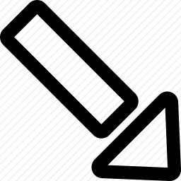 右下箭头