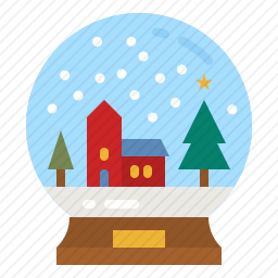 <em>雪花</em>玻璃球