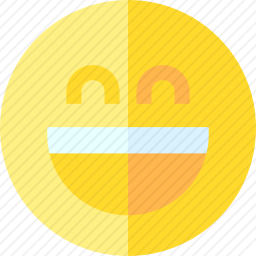 咧着嘴笑