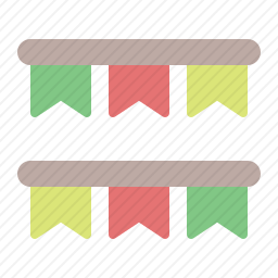 <em>彩旗</em>