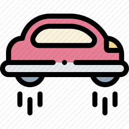 悬停的车