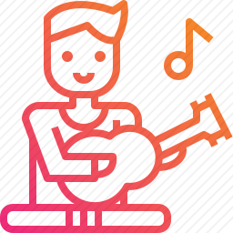 弹吉他