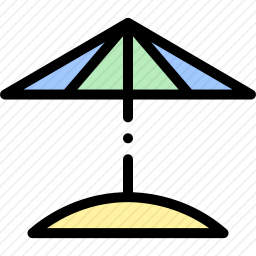 海滩伞