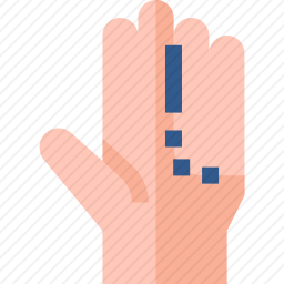 <em>手指</em>失去颜色
