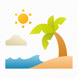 夏天的海滩