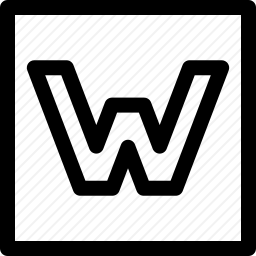 字母W