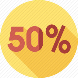 50%