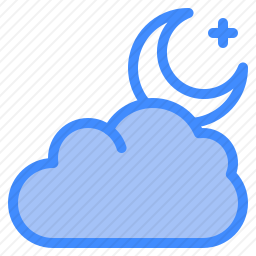 <em>多云</em>的夜晚