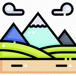 <em>山</em>