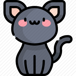 黑色的猫