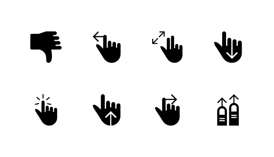 填充手势