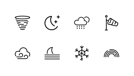直线天气