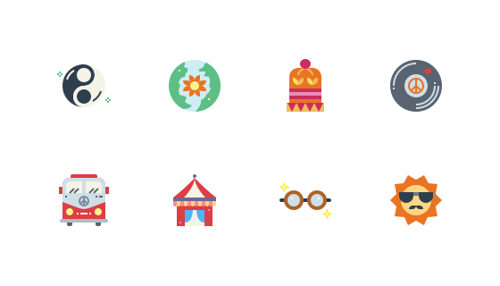 混合图标