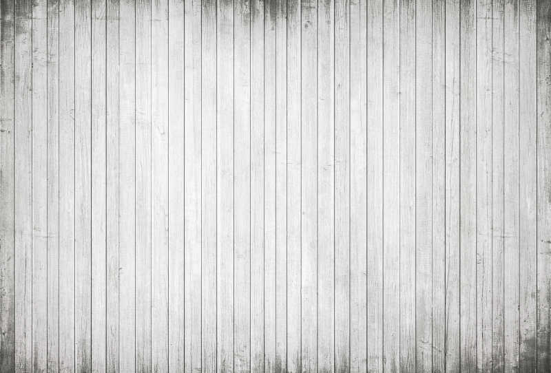 白色木板桌面地板表面或墙壁纹理背景