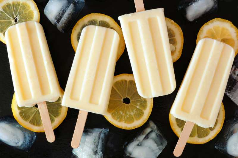 柠檬酸奶冰棍