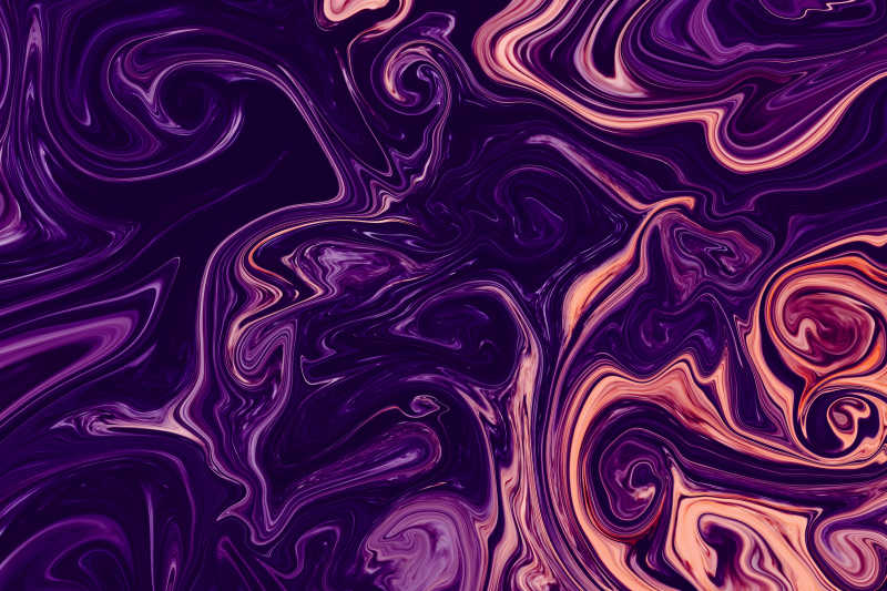 紫色背景插画