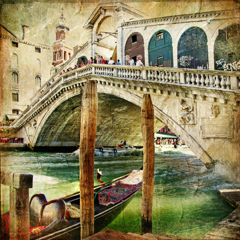 威尼斯的色彩——意大利风格的绘画作品