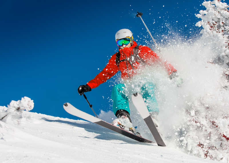 高山滑雪运动员