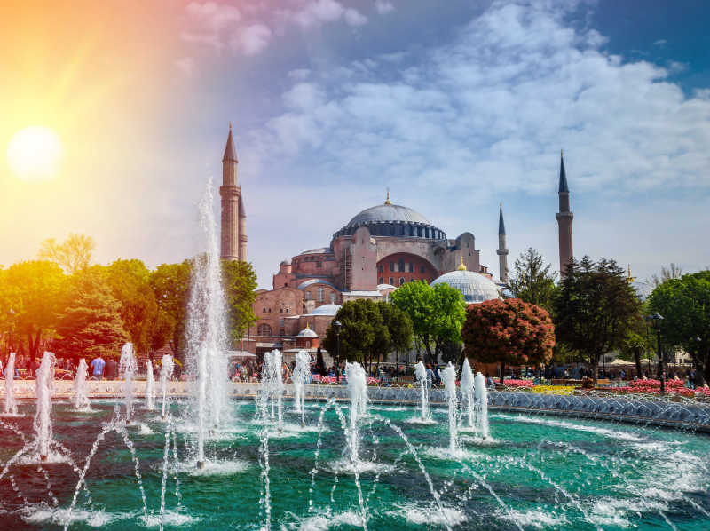 东部旅游城市土耳其首都伊斯坦布尔