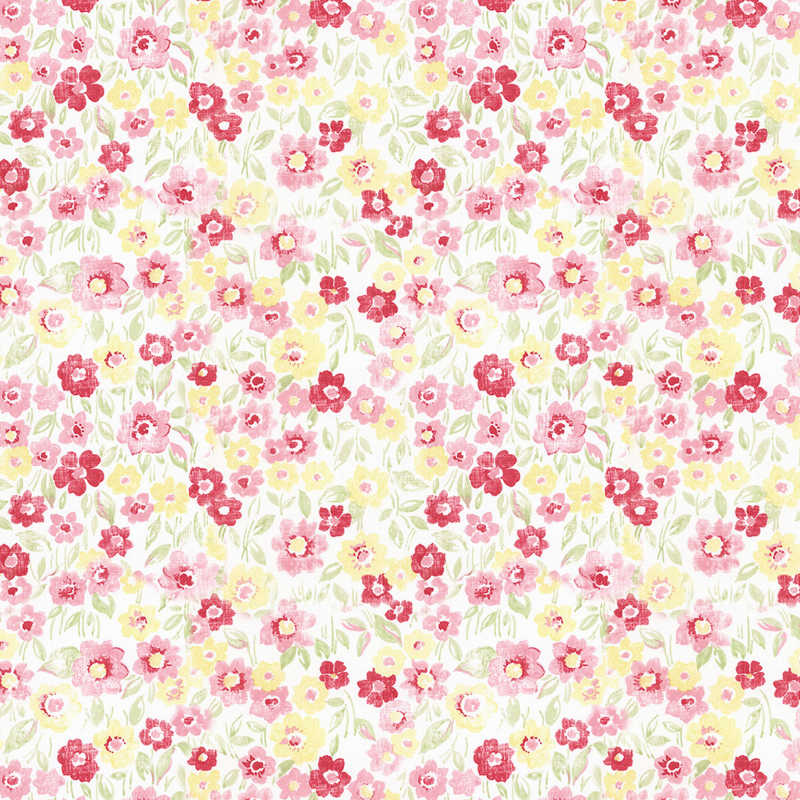 布满粉色花的无缝墙纸
