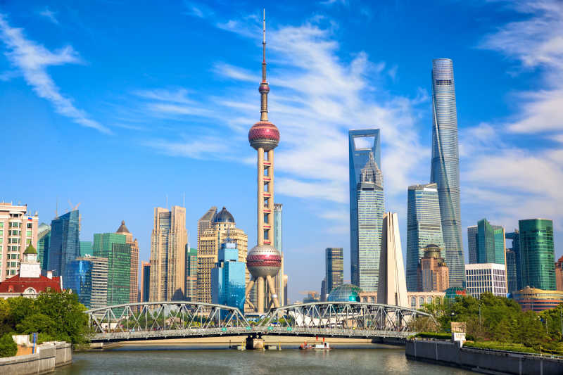 中国上海建筑东方明珠