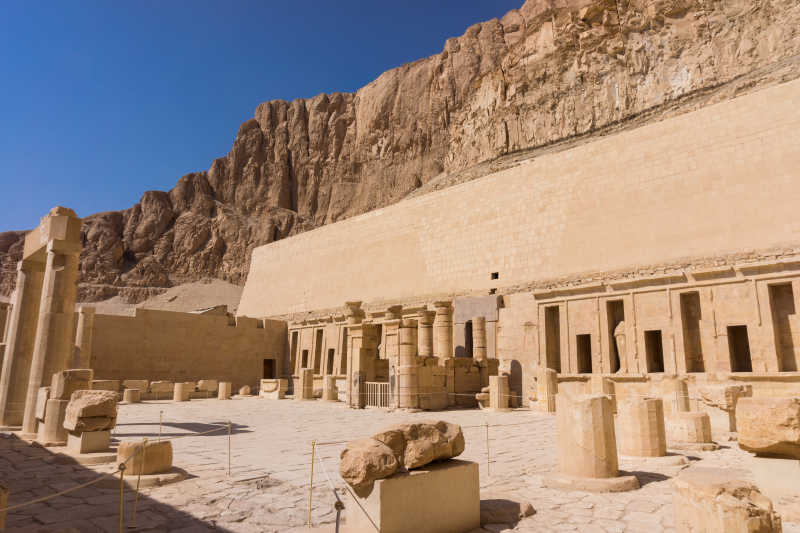 埃及沙漠古老著名建筑