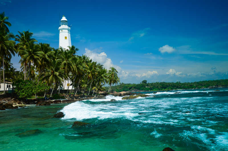 斯里兰卡海边自然风景