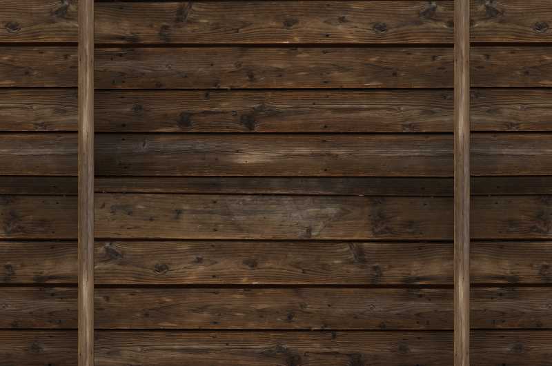 旧货深棕色木墙背景