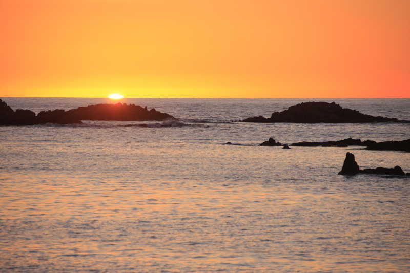 夕阳在科西嘉岛南部