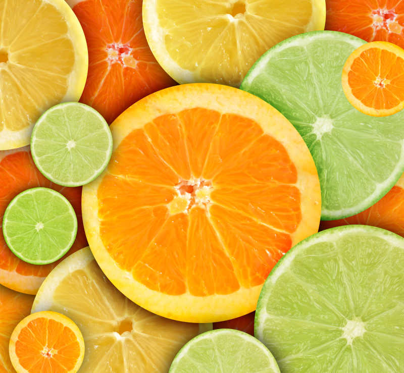 柠檬橘子与酸橙