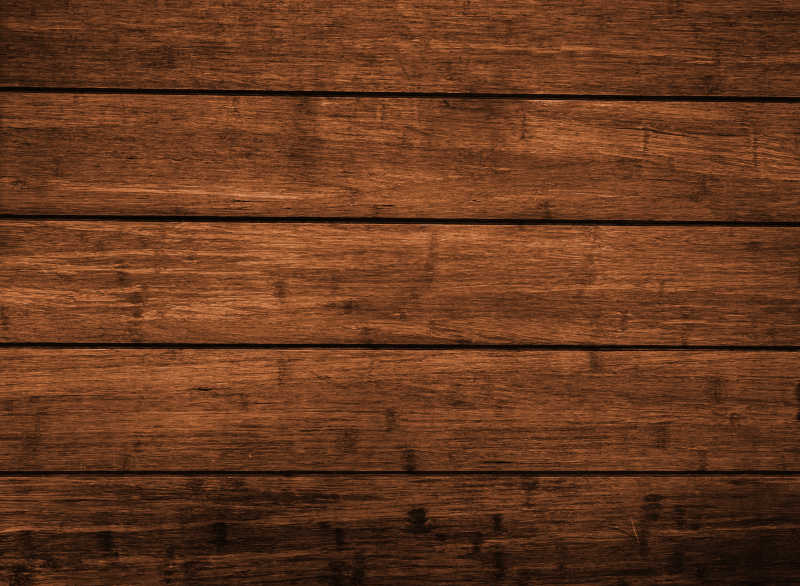 深棕色木材地板