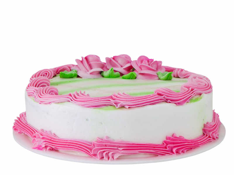 白粉色蛋糕