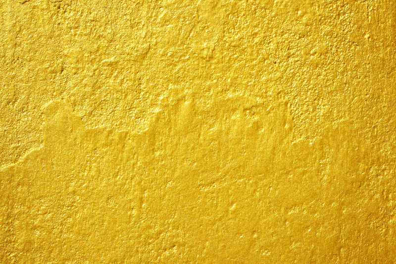 金色的混泥土墙壁背景
